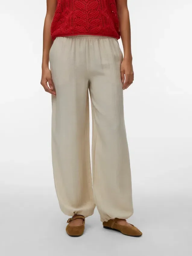 Vmheaven Mid Waist Trousers Vmheaven Mid Waist Trousers