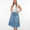 Vmhilla Mid Rise Midi Skirt