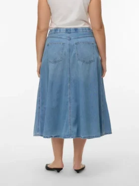 Vmhilla Mid Rise Midi Skirt