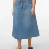 Vmhilla Mid Rise Midi Skirt
