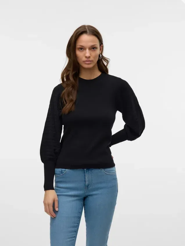 Vmhollypointelle Knitted Pullover Vmhollypointelle Knitted Pullover