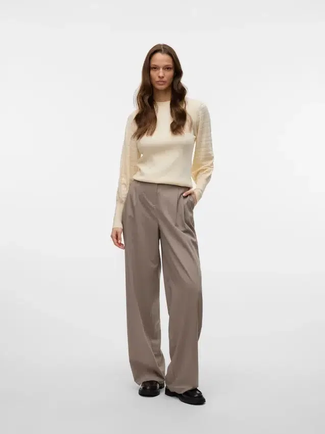 Vmhollypointelle Knitted Pullover Vmhollypointelle Knitted Pullover