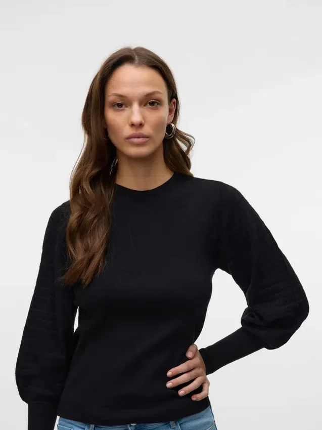 Vmhollypointelle Knitted Pullover Vmhollypointelle Knitted Pullover