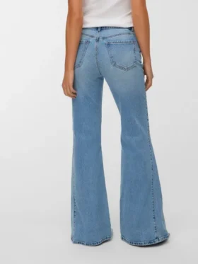 Vmindia High Rise Flared Fit Jeans