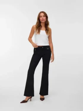Vmjean Low Rise Flared Fit Jeans