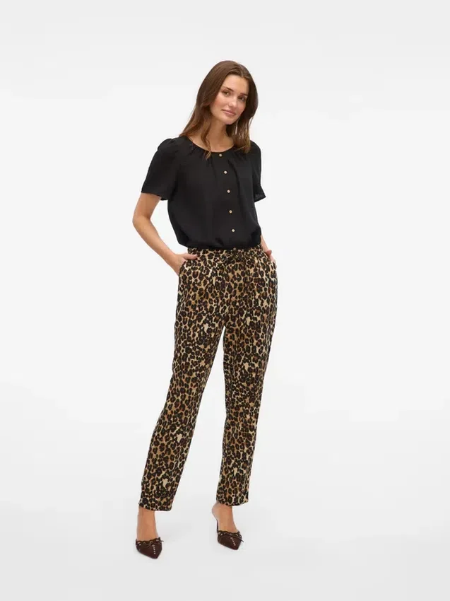 Vmjesmilo Mid Waist Trousers Vmjesmilo Mid Waist Trousers