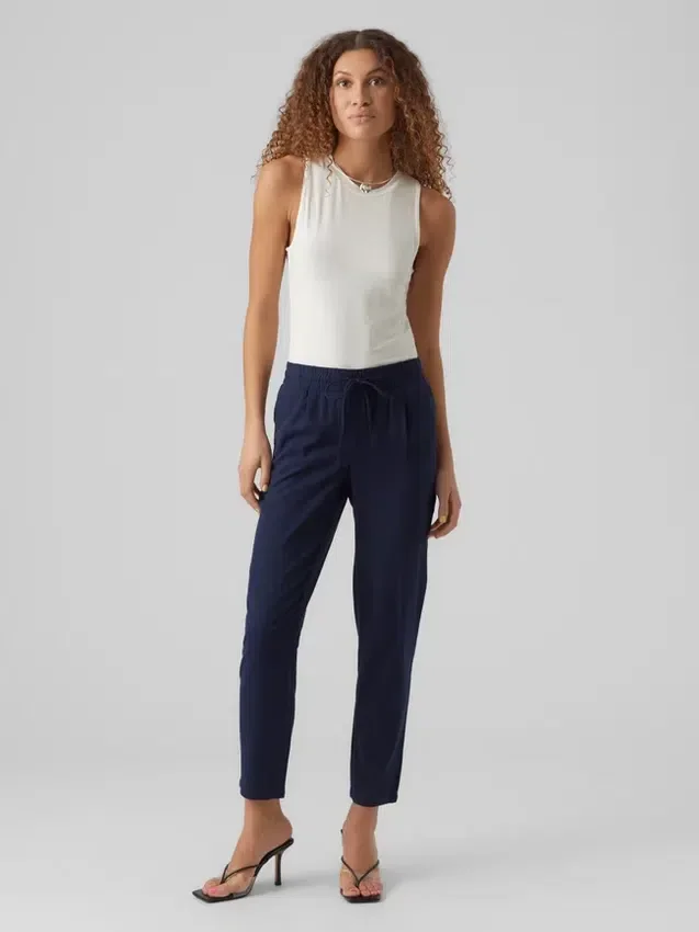 Vmjesmilo Mid Waist Trousers Vmjesmilo Mid Waist Trousers