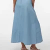 Vmjolene Mid Rise Long Skirt