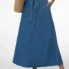 Vmjolene Mid Rise Long Skirt