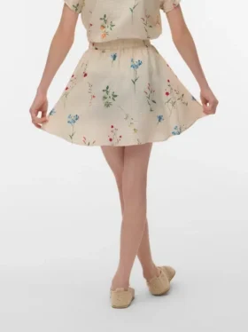 Vmjosie Mid Waist Short Skirt