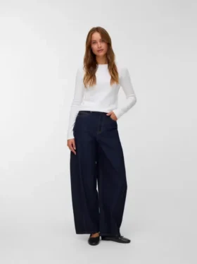 Vmkaitlin High Rise Barrel Fit Jeans