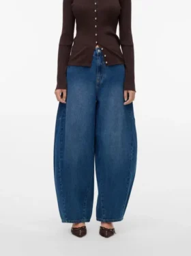 Vmkaitlin High Rise Barrel Fit Jeans