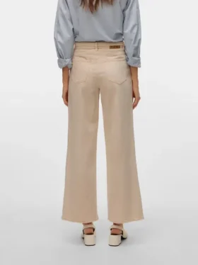 Vmkarlie Mid Waist Wide Leg Fit Jeans