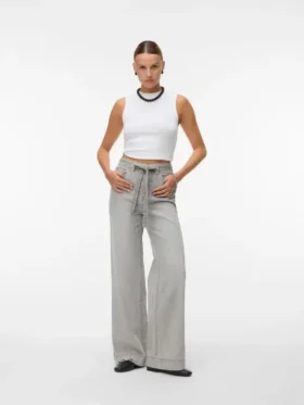 Vmkathy Super High Rise Wide Leg Fit Jeans