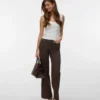 Vmkayla High Rise Wide Leg Fit Jeans