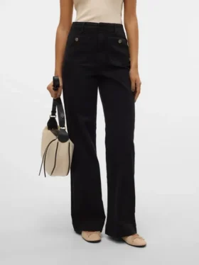 Vmkayla High Rise Wide Leg Fit Jeans