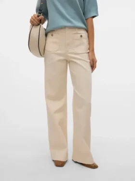 Vmkayla High Rise Wide Leg Fit Jeans