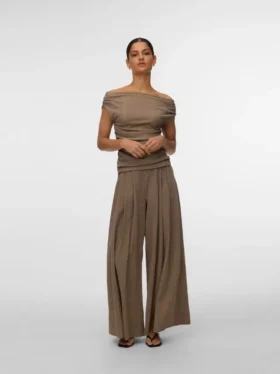 Vmkayla Mid Waist Trousers