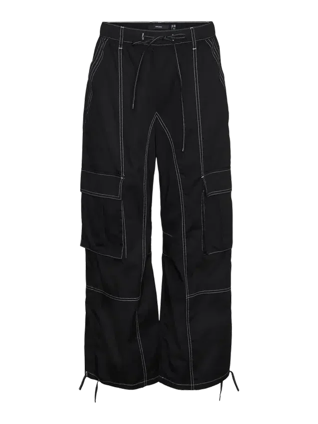 Vmkim Mid Waist Cargo Trousers Vmkim Mid Waist Cargo Trousers