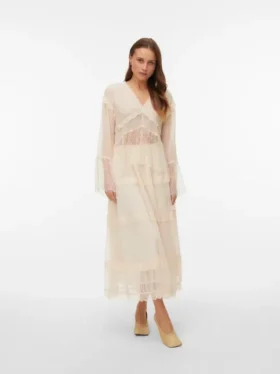 Vmkinsley Mid Waist Long Skirt