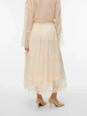 Vmkinsley Mid Waist Long Skirt