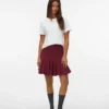 Vmkristin Mid Waist Short Skirt