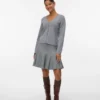 Vmkristin Mid Waist Short Skirt