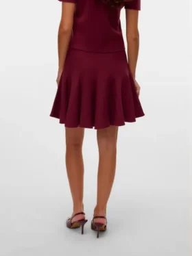 Vmkristin Mid Waist Short Skirt