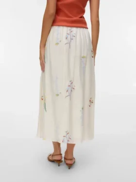 Vmlina High Waist Midi Skirt