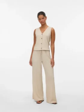 Vmlina Mid Waist Trousers