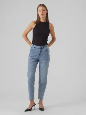 Vmlinda High Rise Mom Fit Jeans