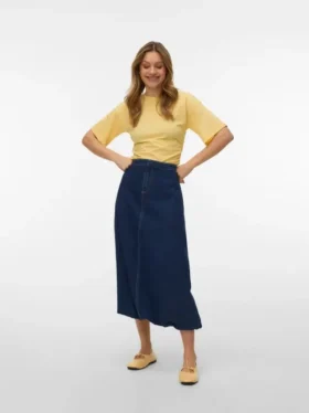 Vmlinda Mid Rise Long Skirt