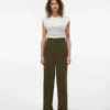 Vmliva Mid Waist Trousers