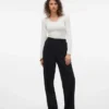 Vmliva Mid Waist Trousers