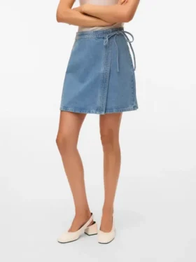 Vmliza Mid Waist Short Skirt