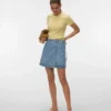Vmliza Mid Waist Short Skirt