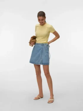 Vmliza Mid Waist Short Skirt