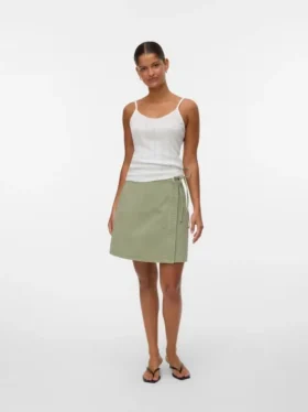 Vmliza Mid Waist Short Skirt