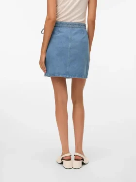 Vmliza Mid Waist Short Skirt