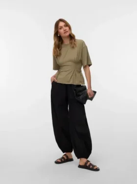 Vmlotus Mid Waist Balloon Trousers