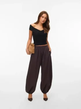 Vmlotus Mid Waist Balloon Trousers