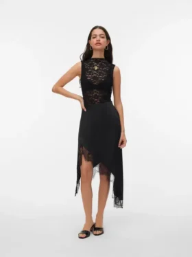 Vmlouisa Mid Waist Long Skirt