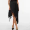 Vmlouisa Mid Waist Long Skirt