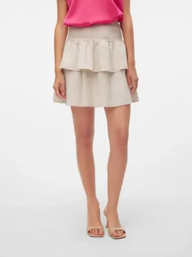Vmluna High Waist Short Skirt