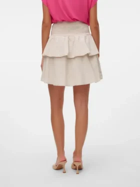 Vmluna High Waist Short Skirt