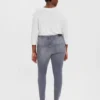 Vmlux Mid Rise Slim Fit Jeans