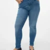Vmlux Mid Rise Slim Fit Jeans