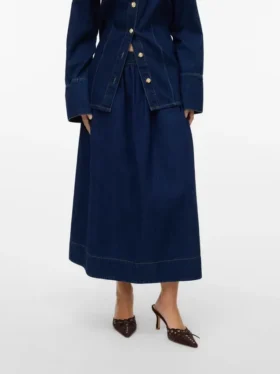 Vmmaiken High Waist Midi Skirt