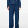 Vmmargot High Rise Wide Leg Fit Jeans