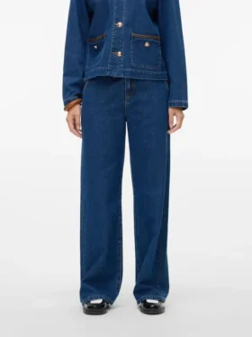 Vmmargot High Rise Wide Leg Fit Jeans
